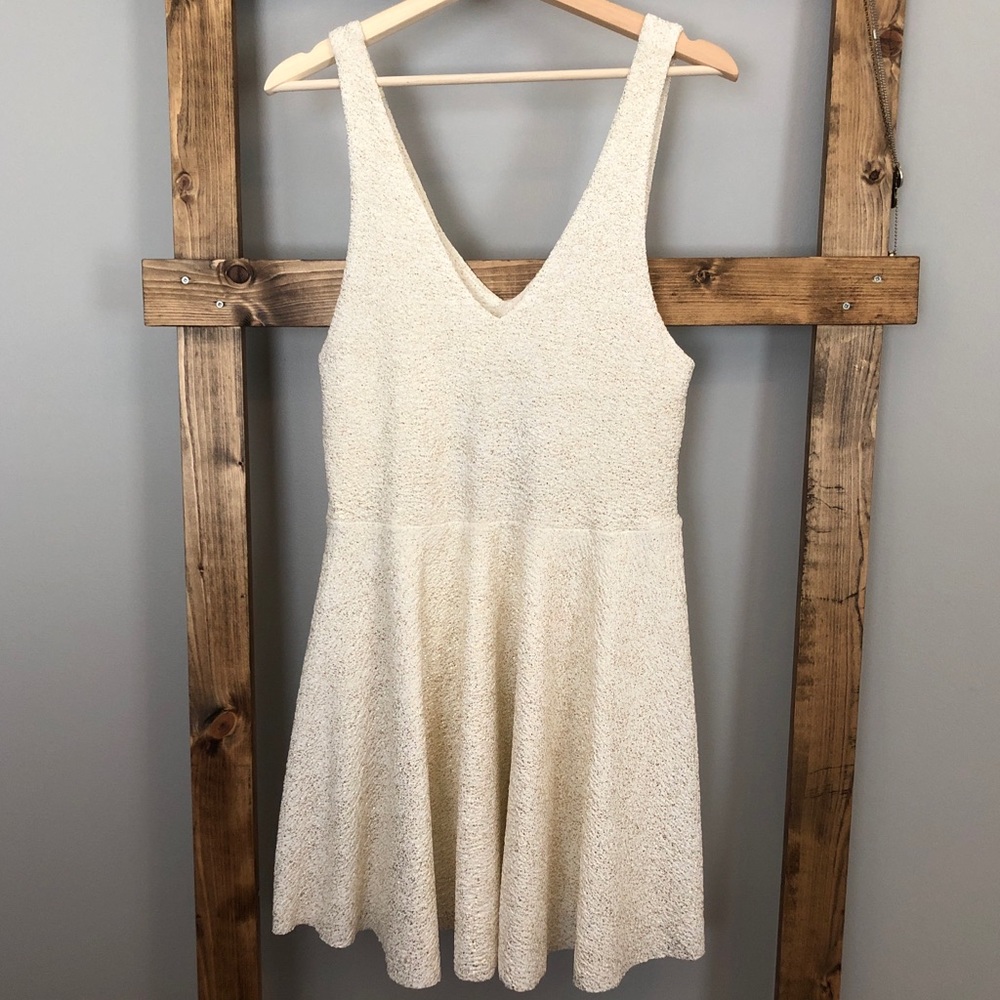 NWT Silence & Noise Gold Sinderella Sparkle Dress